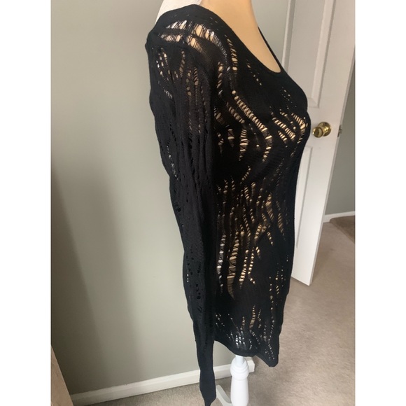 Express - Black long sleeve top - Picture 2 of 4